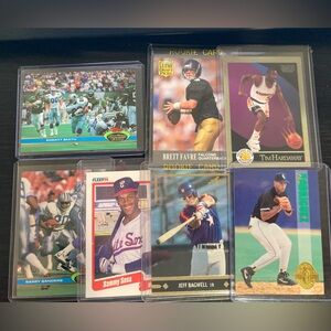Rookie cards, LEGENDS, hall of famers